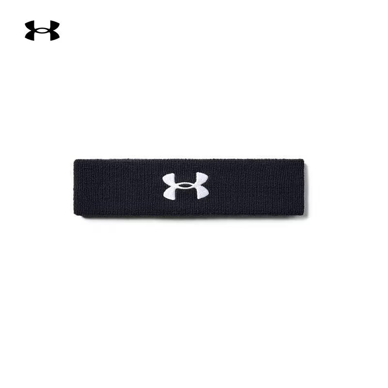 安德玛（Under Armour）Performance男子高性能纤维训练运动头带1276990 黑色001 均码