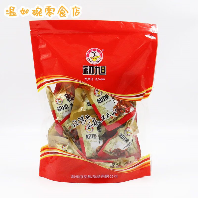 初旭食品（chuxufood）2025新品溫州特產(chǎn)小吃初旭鴨肫500g克獨(dú)立真空小包裝鴨胗原味零食 原味