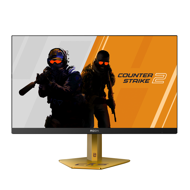 AOC 爱攻&CS2联名定制 24.1英寸600Hz超频610Hz FastTN 0.5msGTG特调CS游戏模式电竞游戏显示器 CS24A