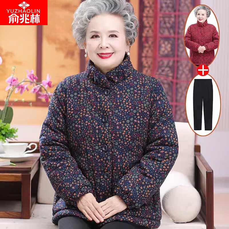 ���ڲ����������֣�YUZHAOLIN��80����̫̫��������Ůװ���̶��������������ް�Ů��Ӻ����·� FLID232369  ����ɫ 2XL ������100-115�����ң� 156.93Ԫ