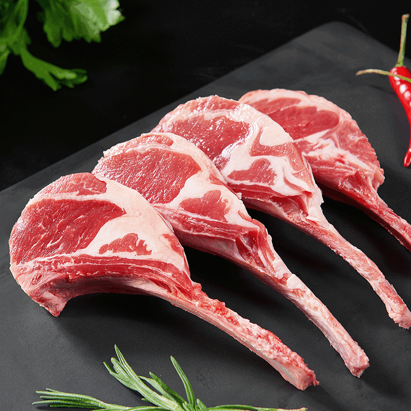 东来顺（donglaishun）内蒙羔羊排原切法排小切羊肉串铁板烧烤羊肉带肉筋Q弹食材 【套餐9】手抓羊排1.2kg