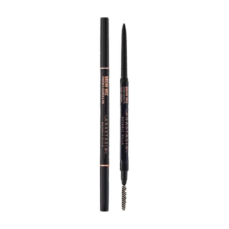 anastasia beverly hills【搶購(gòu)】美國(guó)Anastasia正品ABH雙頭極細(xì)眉筆防水防汗不脫色 烏木黑色Ebony
