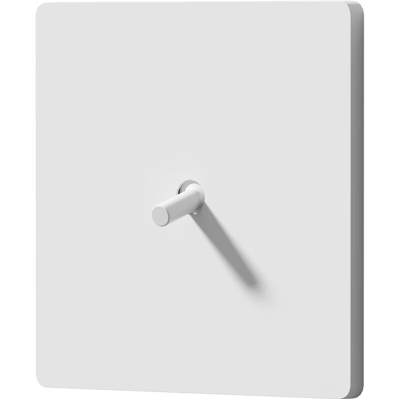 国际电工哑光黑色复古拨杆开关电源墙壁插座面板86型家用极简风一开单五孔 错位五孔（10只装）