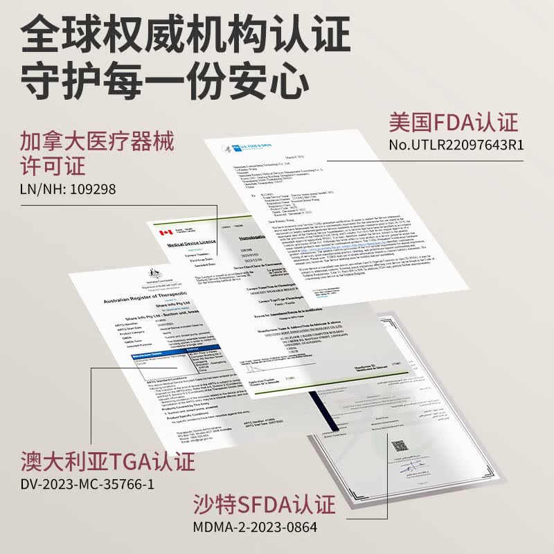 Momcozy便携电动吸奶器穿戴一体式集奶器 免手扶静音无痛双边集乳器M5 珊瑚红