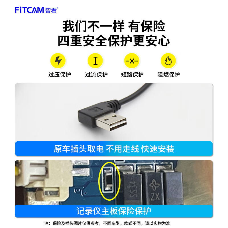 智看适用于哈弗大狗PLUS二代大狗行车记录仪高清4K免走线停车监控原厂 一代大狗 套餐一：4K超清版单镜头+送64G内存卡