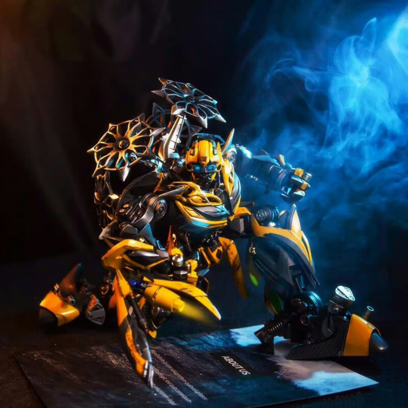 博纳思1:18合金版大黄蜂变形玩具可动机器人金刚模型模玩 大黄蜂包顺丰