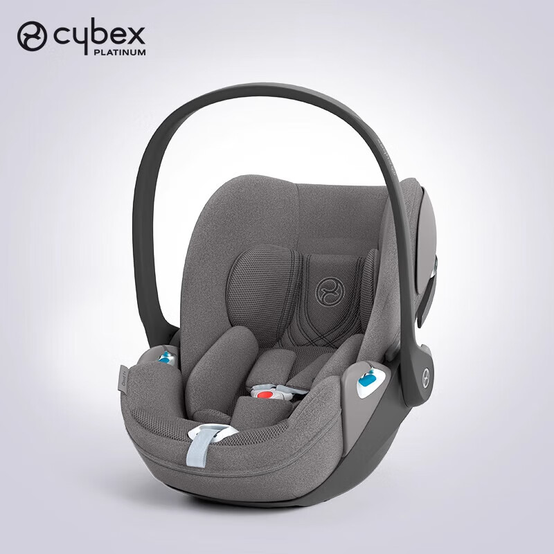 cybex[0-18個(gè)月專座]鉑金線嬰兒提籃Cloud T i-Size+新生兒可平躺七夕 幻影灰PLUS