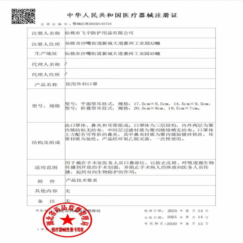 XAXR【6MM泡泡纱】灭菌级医用外科口罩独立包装男女一次医用口罩 白50只【可供医务人员佩戴】泡泡纱耳-舒适不勒耳