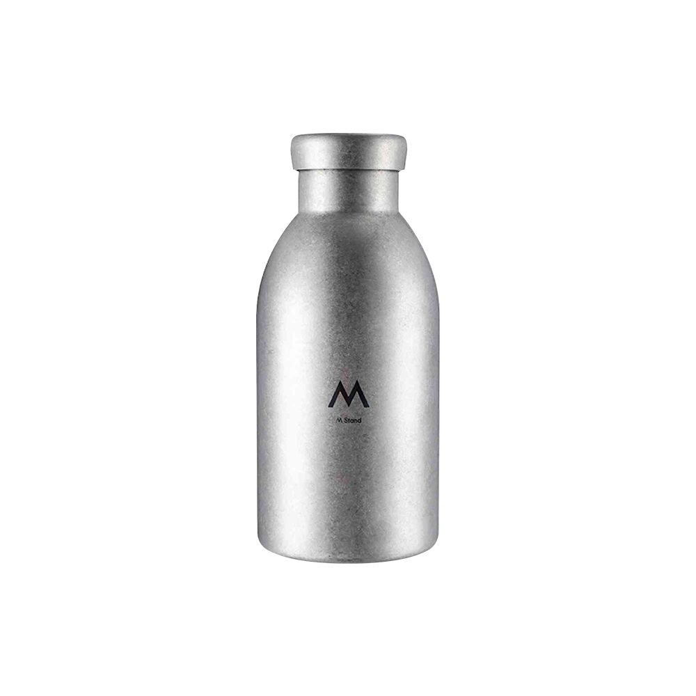 M STAND【门店同款】复古保温壶350ml黑色不锈钢便携耐用长效保温保冷 不锈钢色350ml