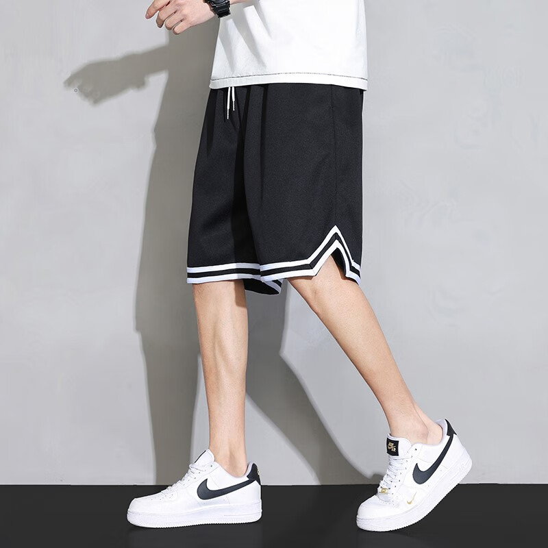 ���ε϶̿����ļ� ��˿�̿���ʽ�˶�����������ӿ�����ʿ��ֿ��� ��ɫ-��˿�̿��� 3XL 20.9Ԫ