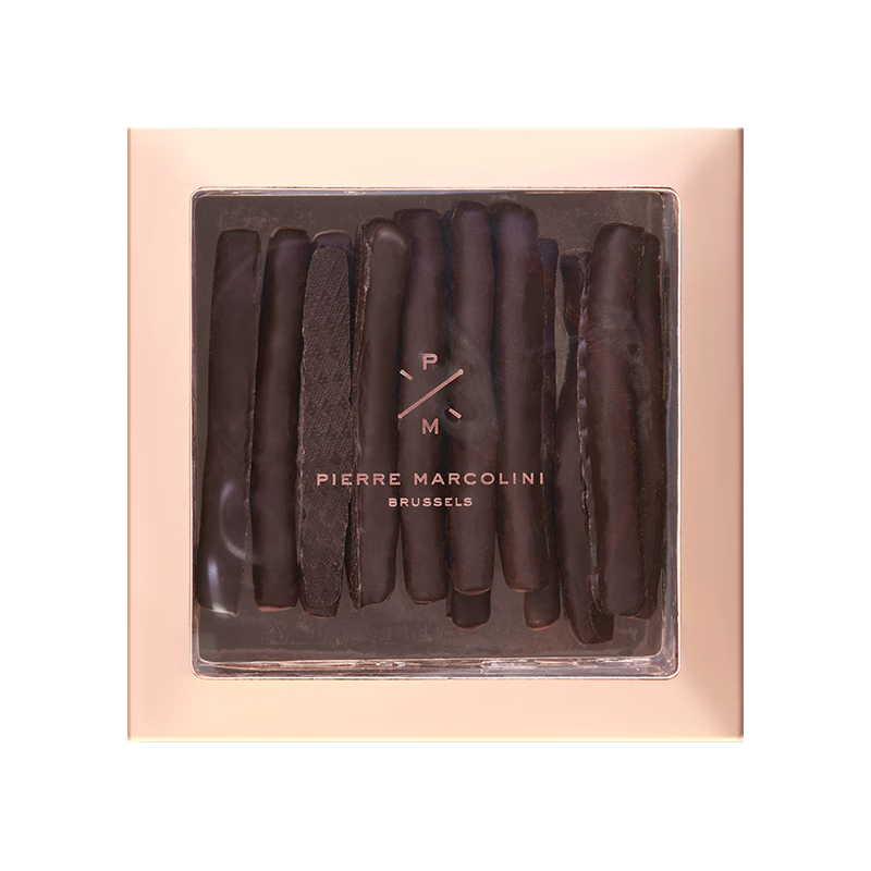 PIERRE MARCOLINI比利时橙丝巧克力70g 小金盒 高端进口休闲零嘴礼物 pm巧克力