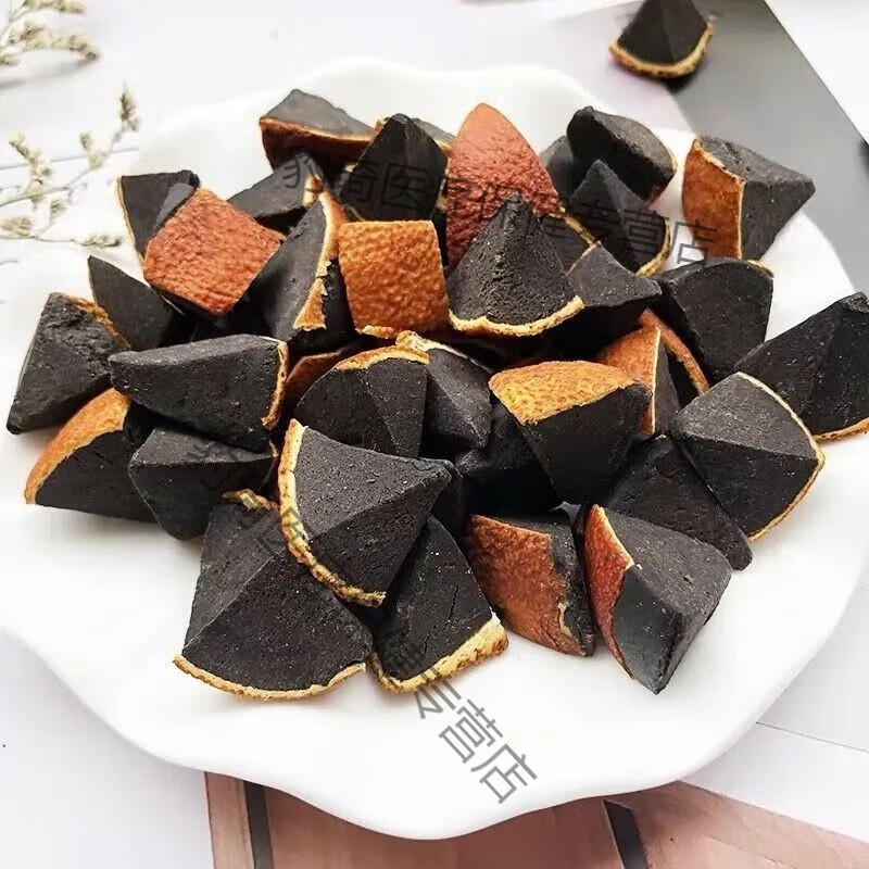 北京同仁堂正宗化州橘红陈皮八仙果化桔红八珍果柚子皮多咳多痰清凉润t喉 八仙果【黑角】500克1斤