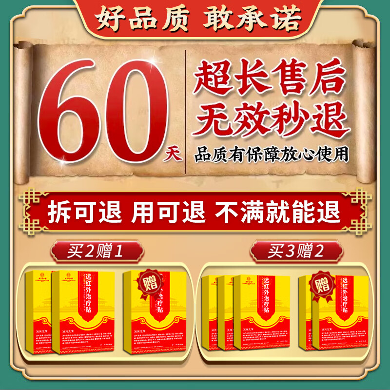 北京同仁堂狗皮膏改进型老黑膏药活血止痛扭伤腰肌劳损跌打损伤膏药消肿止痛 1盒/6贴【多盒效果快