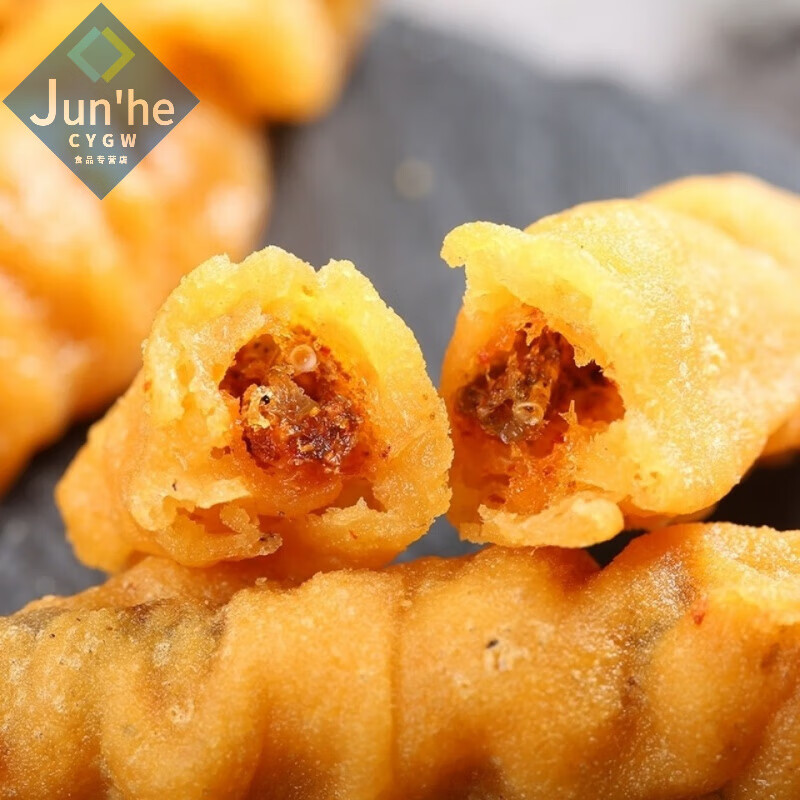 食芳溢四川巴中平昌县白衣油炸鱼四川特产巴中平昌特色小吃麻辣鱼油炸