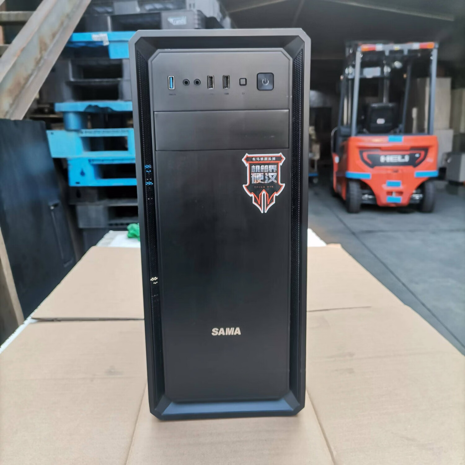 航嘉Huntkey先马塞恩硬汉机箱ATX侧透机箱长城侧透酷冷GX650W850W电源额 先马塞恩硬汉侧透机箱带3个风扇 官方标配