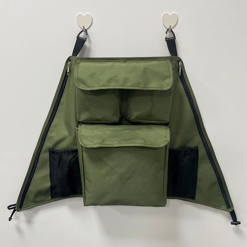小虎子t3/t18丸丫t2口袋车挂包置物袋三口袋七口袋挂包口袋车配件 军禄色挂包（升级七口袋）