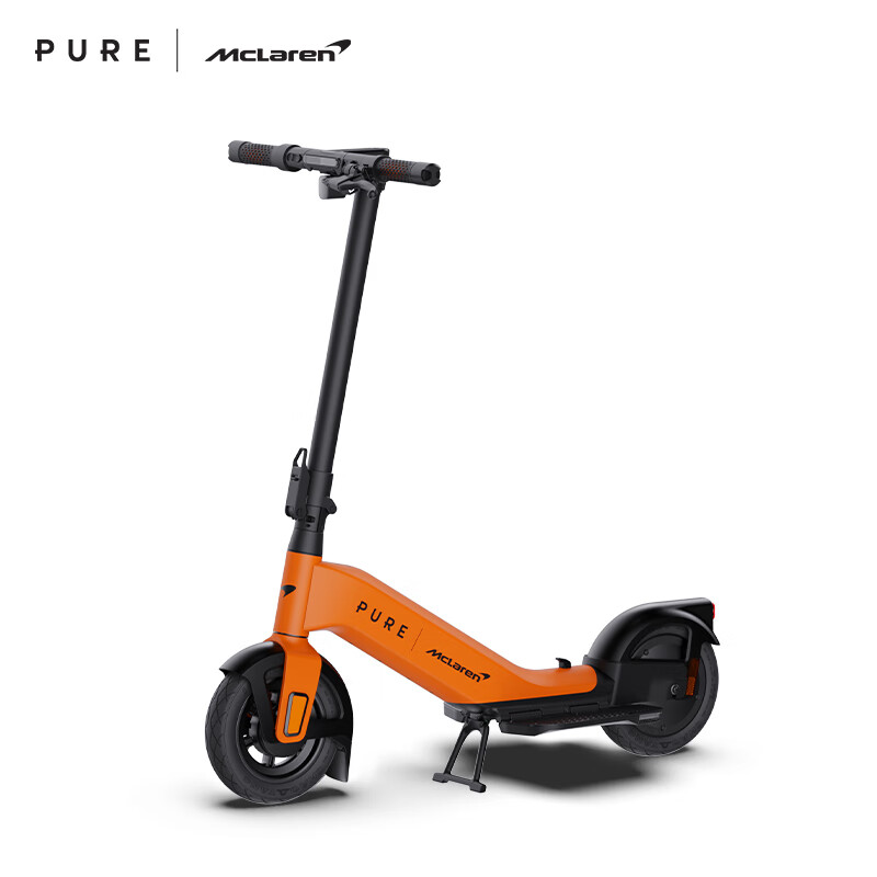 佩尚PURE x McLAREN合作款电动滑板车兰多诺里斯同款迈凯伦限量发售款 PURE x McLAREN 木瓜橙