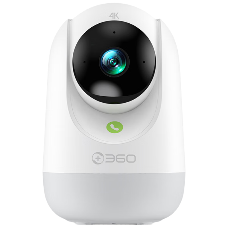 360攝像頭9pro-800萬雙頻WIFI云臺家用攝像頭家用監(jiān)控攝像機手機遠程監(jiān)控器360度夜視全景+64G套裝