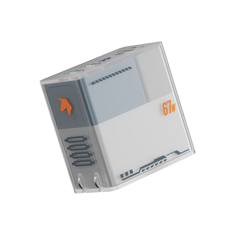 魅族（MEIZU）PANDAER 65/67W 三口 GaN电源充电头  白金独角兽 多协议快充充电器 支持电脑/平板/苹果手机快充