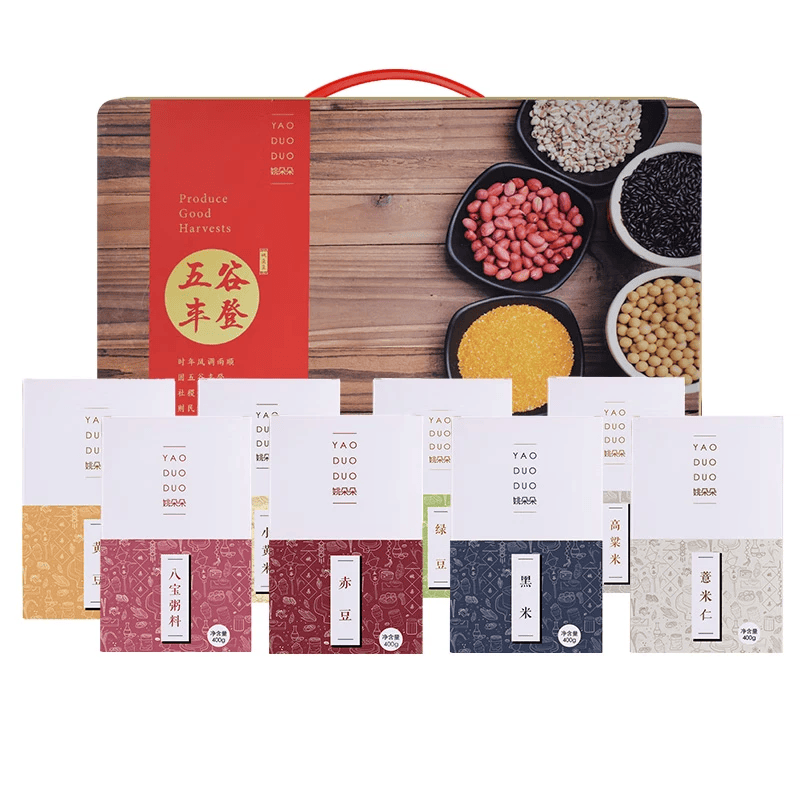 姚朵朵杂粮干货礼盒节日送礼家用南北干货 五谷丰登杂粮礼盒 3200g