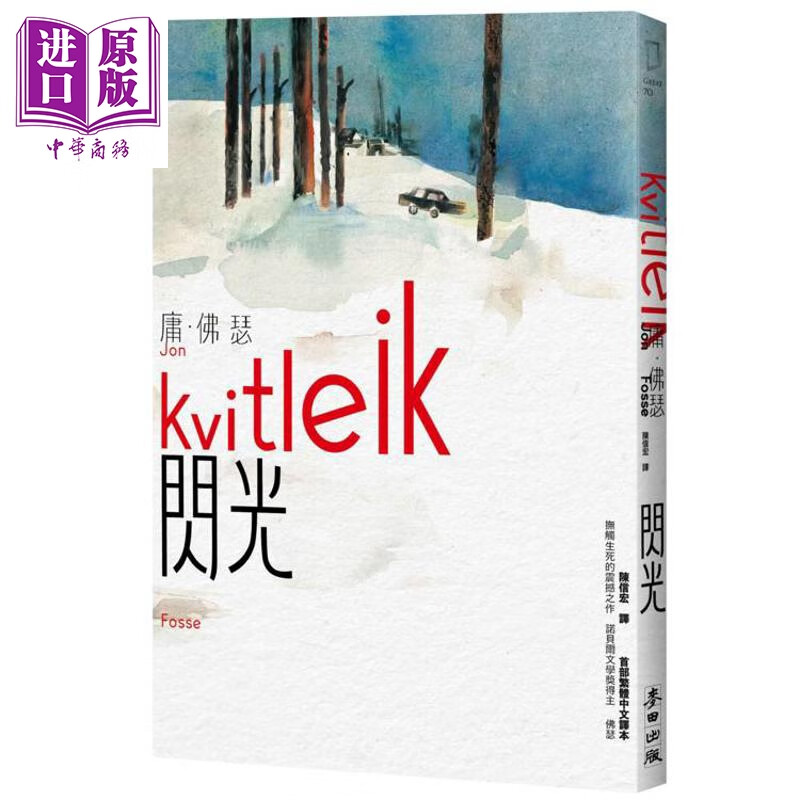 闪光 港台原版 庸佛瑟 麦田出版