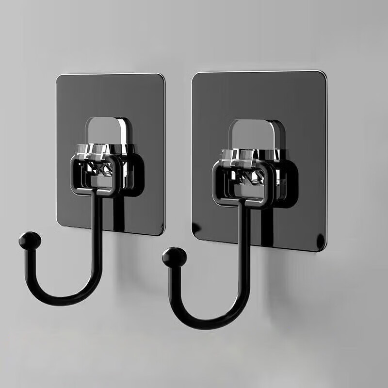 Jepoo强力无痕挂钩免钉粘胶厨房浴室创意吸盘粘贴壁挂钩子粘钩 PVC+金属粘钩（十个装)