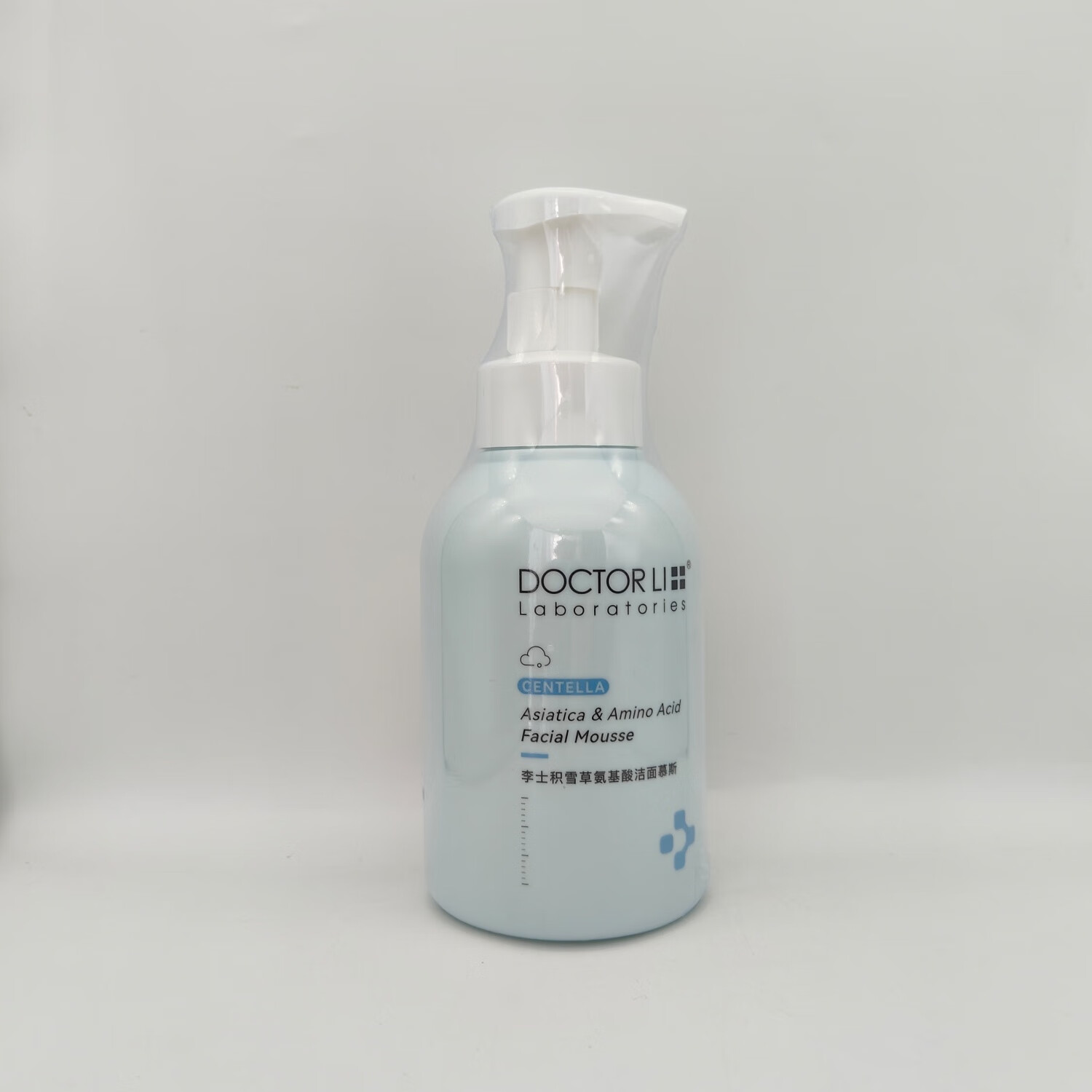 李医生李医生蓝胖子洗面奶氨基酸慕斯控油男女专用深层清洁积雪草洁面乳 一瓶500ml尝新 正品设防伪码有效期2029