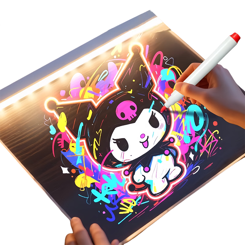 馬丁兄弟會(huì)發(fā)光的畫板兒童涂鴉畫畫可擦LED發(fā)光玩具男孩女孩 生日禮物