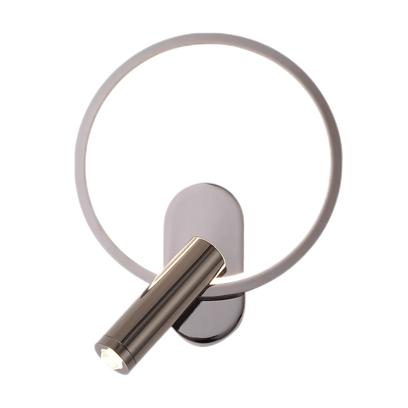 卡夢爾現(xiàn)代簡約閱讀壁燈極簡小射燈主臥房間書房臥室床頭可旋轉閱讀壁燈 陶瓷白-11瓦暖光