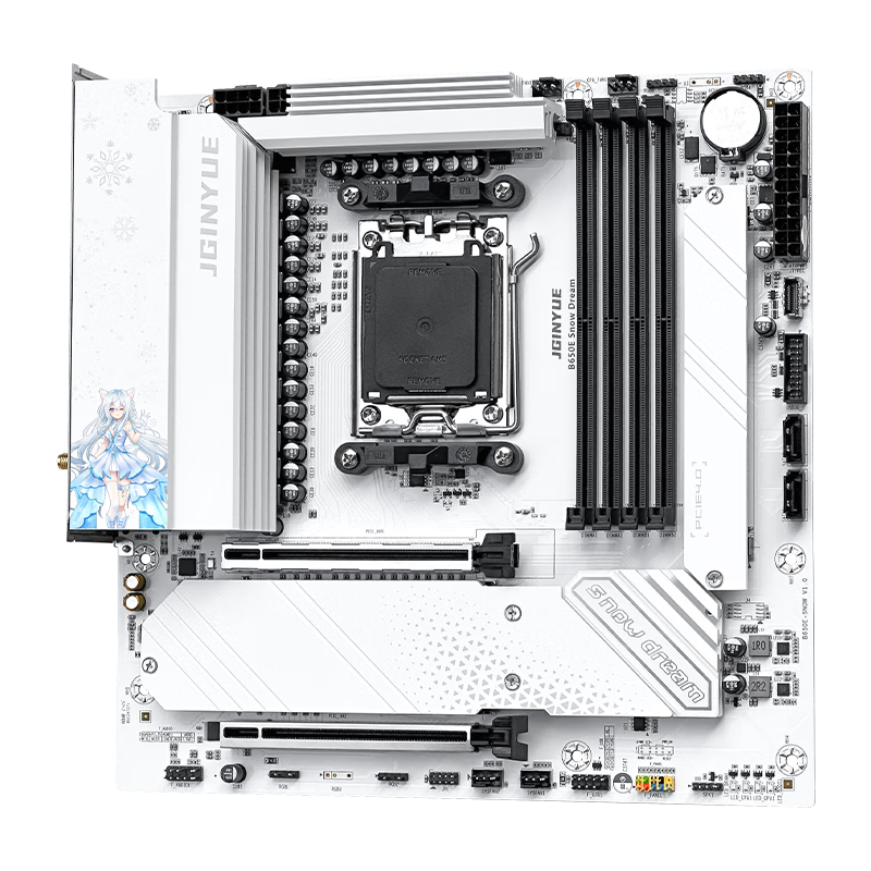 精粤 B650E SNOW DREAM DDR5 图 6