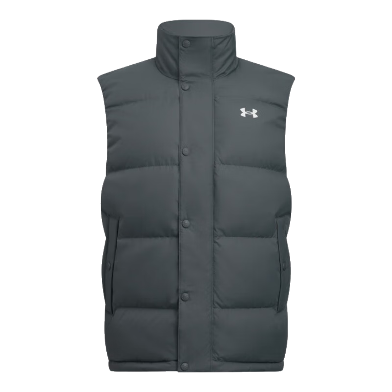 安德瑪（UNDERARMOUR）秋冬EF男女情侶輕質(zhì)運動(dòng)休閑鴨絨羽絨馬甲6012866