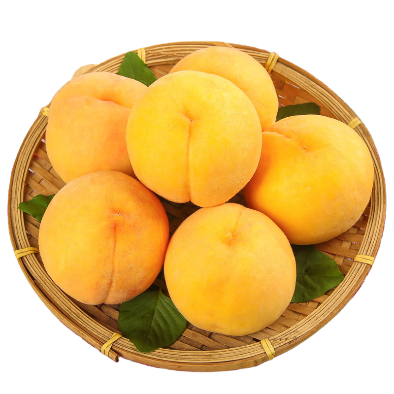 京覓黃桃水果蒙陰桃子新鮮黃金蜜桃 凈重4.5斤 單果170g起 源頭直發(fā)