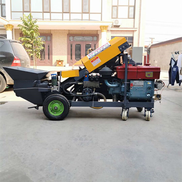 惠利得二次构造柱泵小型地泵二次结构砂浆浇筑机上料机细石混凝土输送