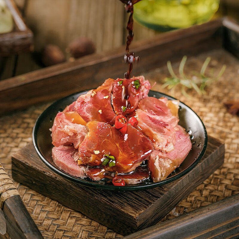 恒都熟食食材酱卤牛肉酱卤牛腱牛肉零食上班族开袋即食 卤牛肉150g*3袋+卤牛腱108g*2袋