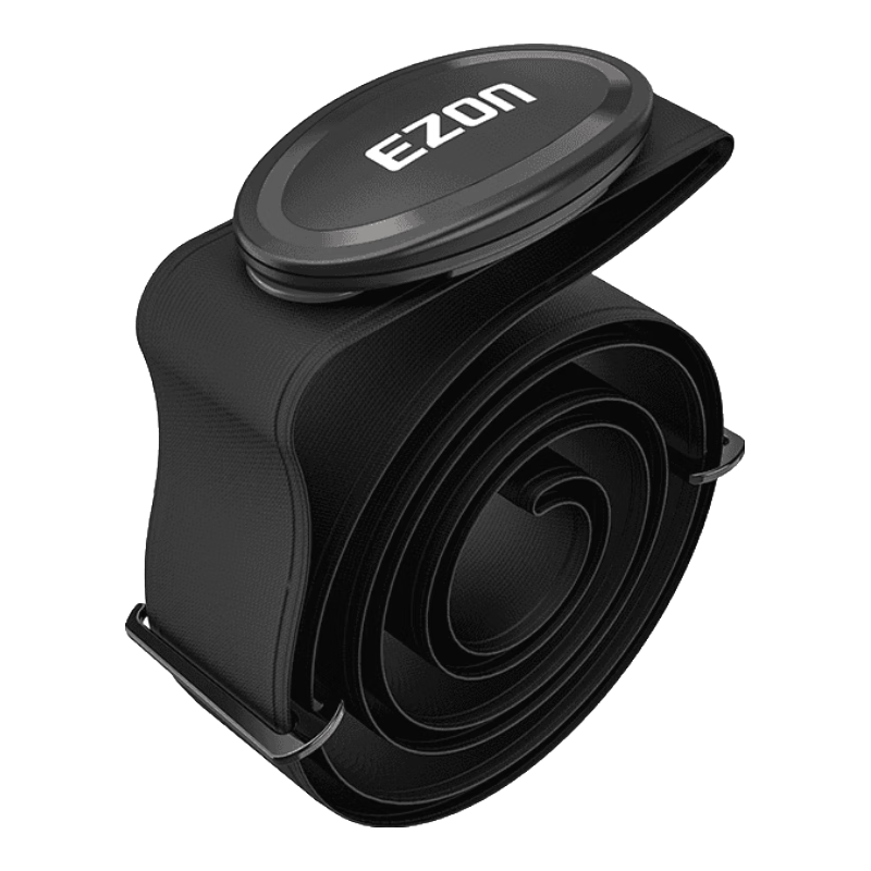 宜準心率帶/宜準心率帶胸帶跑步馬拉松騎行健身越野穿戴簡(jiǎn)單監測藍牙 C009Pro酷野黑 [ANT+&藍牙協(xié)議]