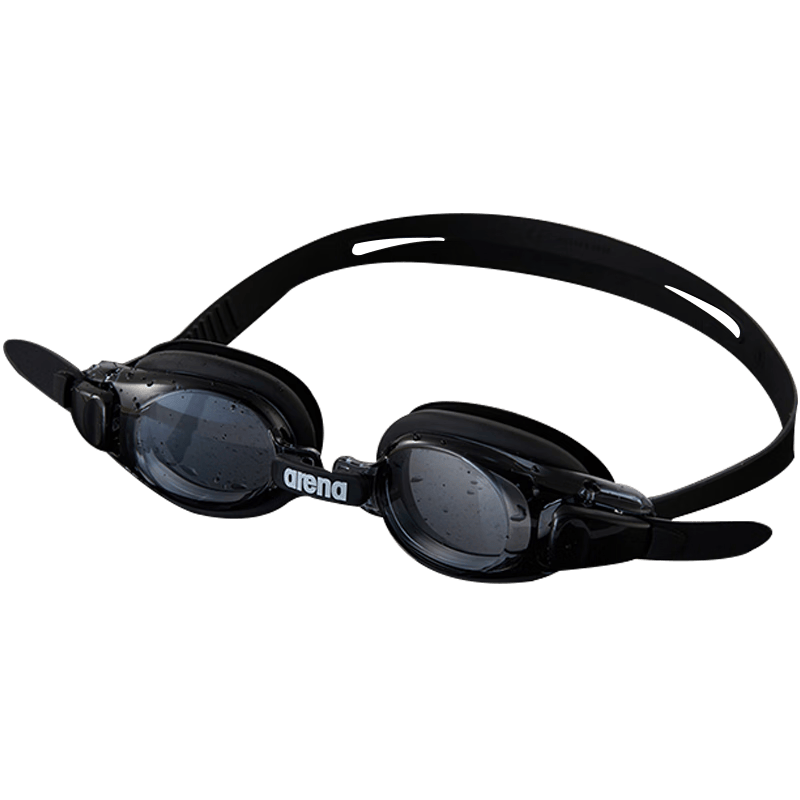 阿瑞娜（arena）防雾先锋高清防雾泳镜2-8岁儿童游泳眼镜 不起雾游泳镜 黑色(SMK)