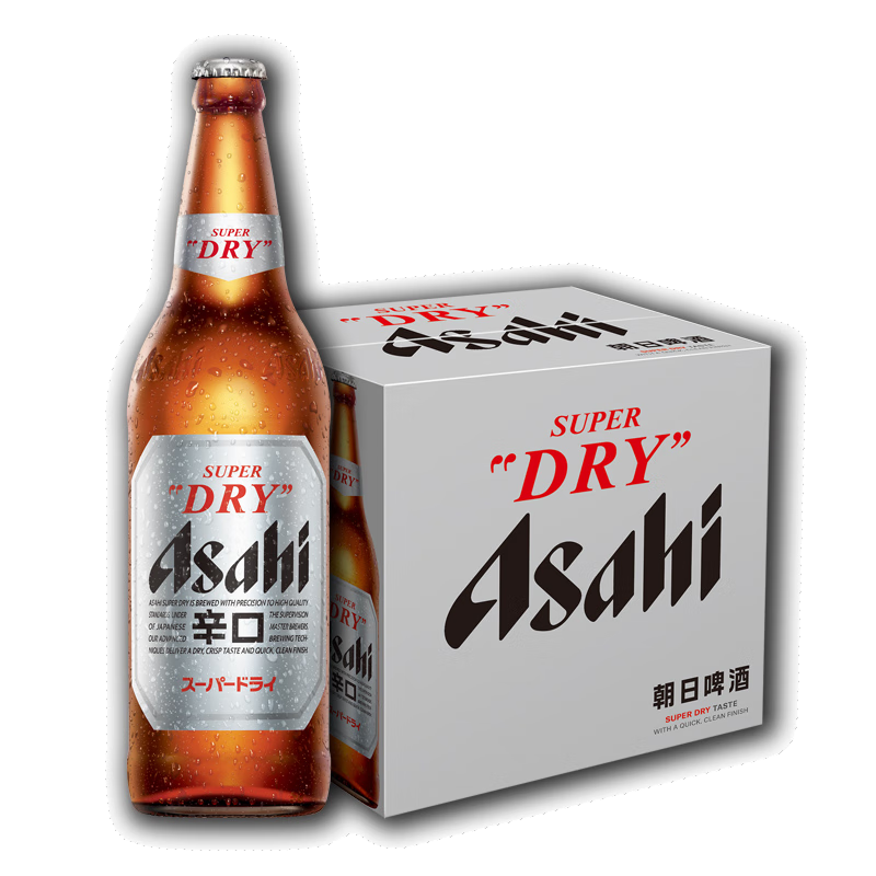Asahi/���� ��ˬ����ơ ƿװơ�� 630ml 12ƿ 80Ԫ