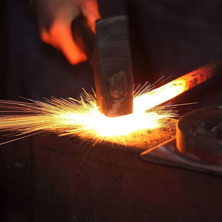 龙泉锻打三合钢菜刀夹钢桑刀切片刀切肉刀家用厨师刀不锈钢厨开刃 批复柄切片刀