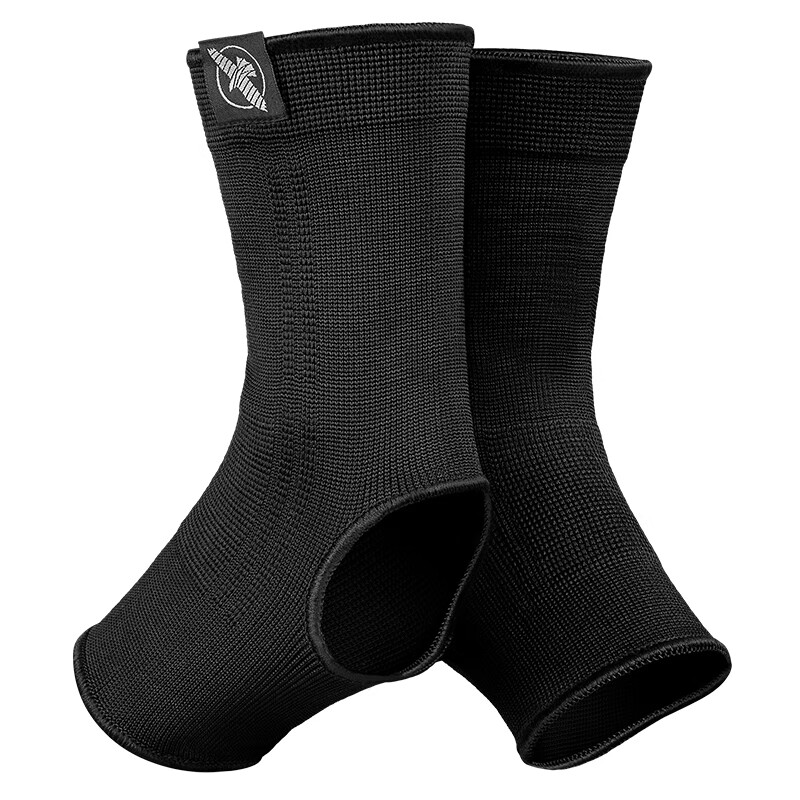 HAYABUSA拳擊護踝護腳套成人泰拳散打男女護具新品 黑色 S