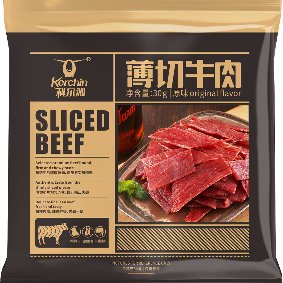 科尔沁薄切牛肉片原味30g
