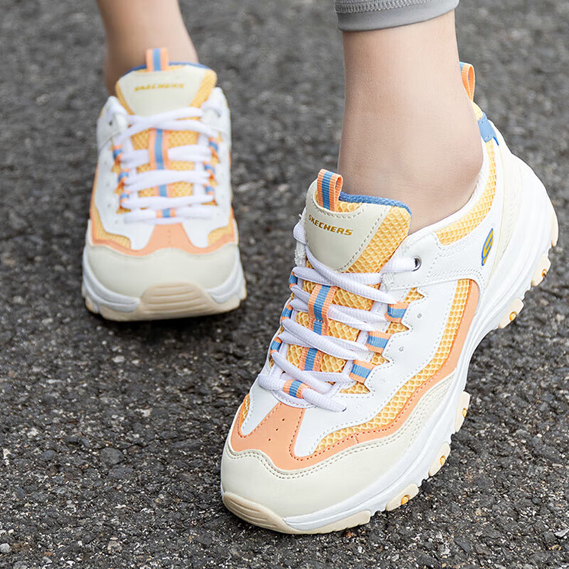 ���ڲ�����˹���棨Skechers��ŮЬ�ļ��¿��������ϵ�Ь��èЬ����͸������Ь�˶�ЬŮ 8730066-WYL 37.5 /ƫ�����