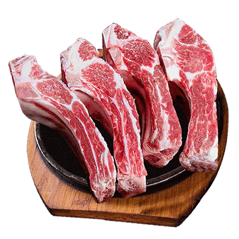 牛勇气 谷饲原切牛眼肋骨 净重4斤手抓牛肋排牛排骨段炖煮食材 源头直发