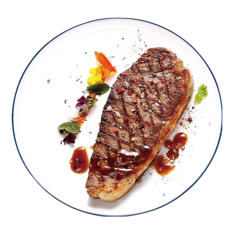 沙朗牛排原肉靜腌厚切調(diào)理牛肉牛排130g*10片家庭牛排兒童早餐 沙朗牛排130g*10片