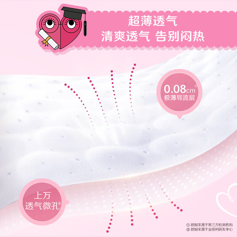 高洁丝（Kotex）卫生巾夜安裤安睡裤安心裤型产妇内裤量大夜用姨妈巾 F码-均码 18片 80-110斤 【少女裤】