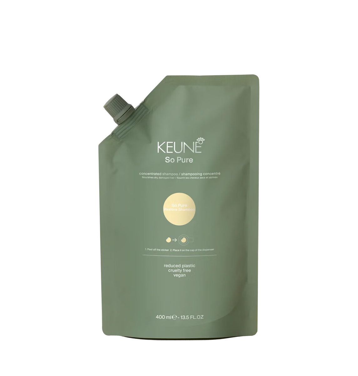 优选keune 仙人掌保湿洗发水多效修复干燥受损发质深层补水易清洁 仙人掌保湿洗发水 400ml