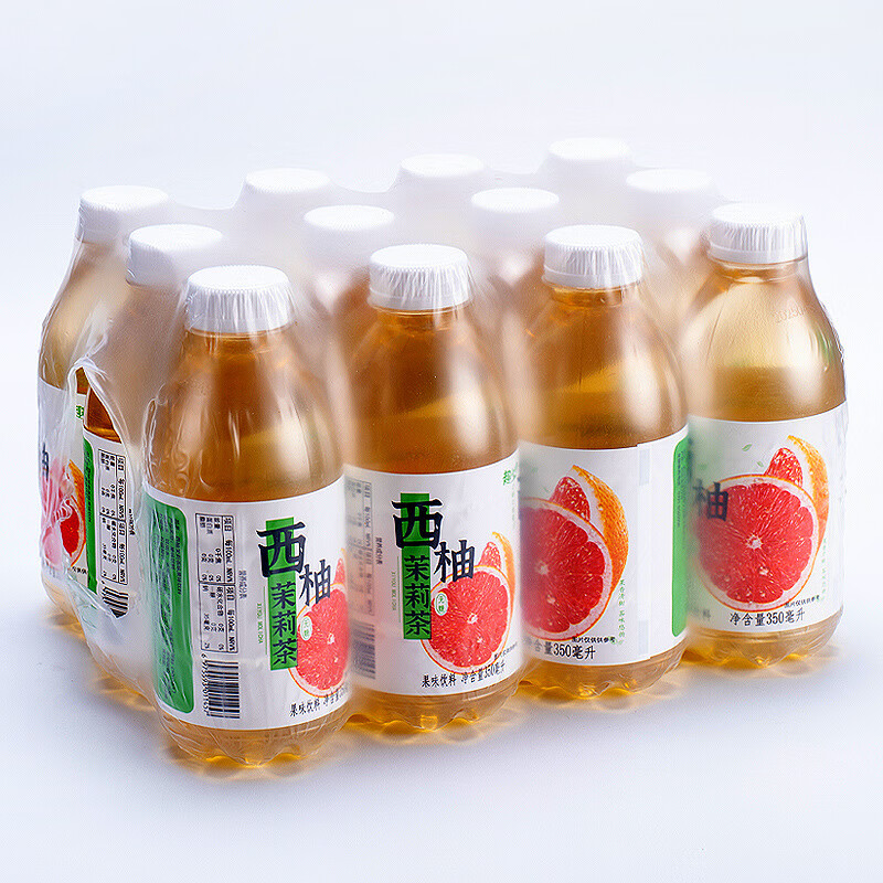 趣小馋无糖果味茶饮料350ml小瓶装柠檬西柚茉莉乌龙茶饮品解渴整箱批发 西柚茉莉茶 350mL*12瓶