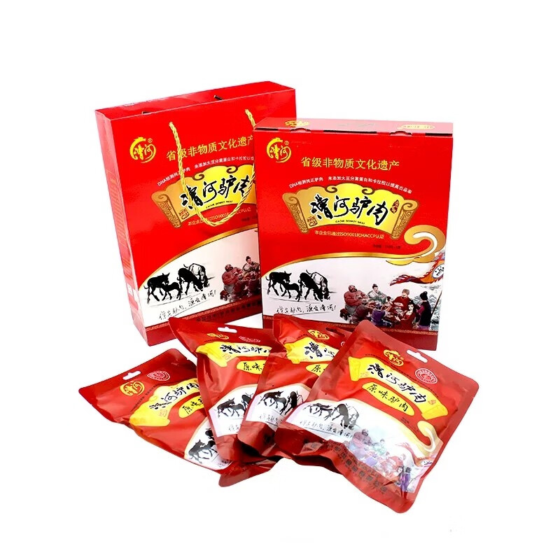 漕河河北保定特产漕河驴肉五香卤味新鲜熟食真空即食过节送礼驴肉