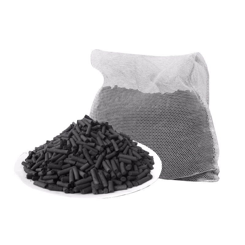 迪普尔 鱼缸过滤棉水族箱袋生化棉高透水白棉过滤材料毛毯袋蛋白棉* 滤材活性炭1kg *