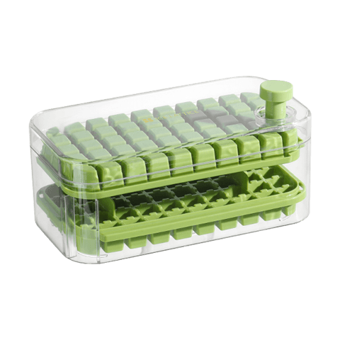 创宙 拜杰冰块模具制冰模具冻冰块神器冰格食品级加厚制冰盒储存盒双层56粒