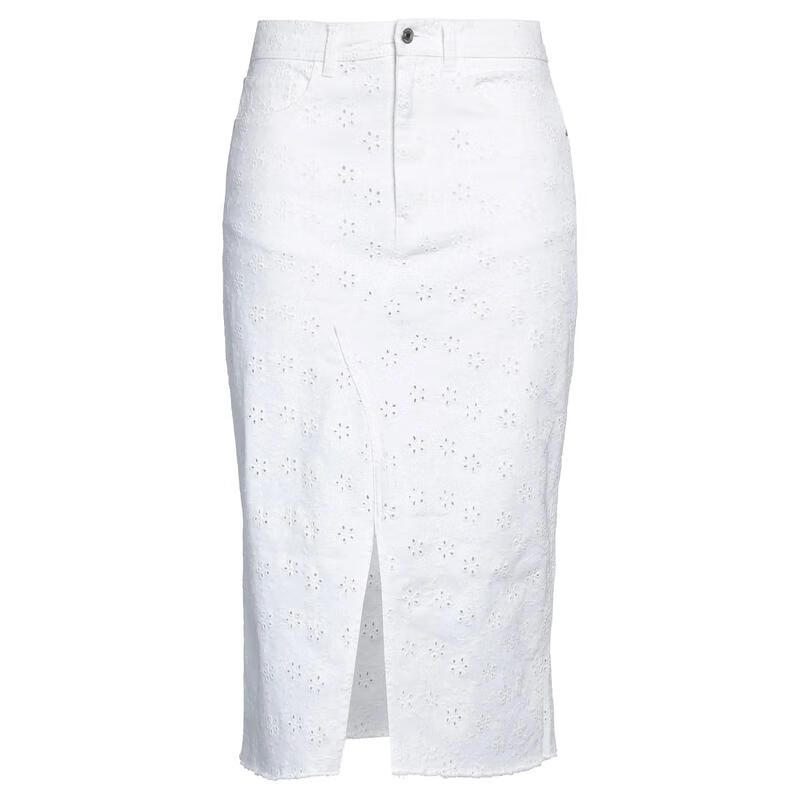 GUESS 奢侈品 女士 牛仔半身裙 White 20 | 6 UK